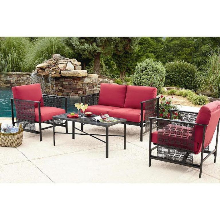 Red Outdoor Furniture PartyWorks Interactive