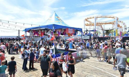 SANTA MONICA, CALIFORNIA - JUNE 29: > at Santa Monica Pier on June 29, 2019 in Santa Monica, California. (Photo by Amy Sussman/Getty Images)