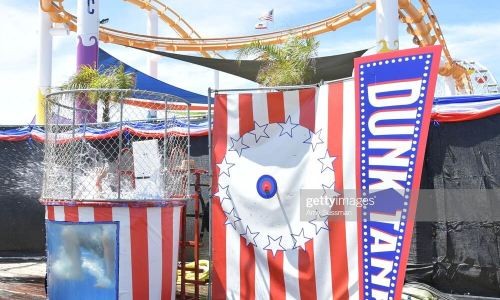 SANTA MONICA, CALIFORNIA - JUNE 29: Atmosphere at the Netflix's "Stranger Things" Season 3 Fun Fair at Santa Monica Pier on June 29, 2019 in Santa Monica, California. (Photo by Amy Sussman/Getty Images)