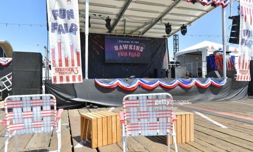 SANTA MONICA, CALIFORNIA - JUNE 29: Atmosphere at the Netflix's "Stranger Things" Season 3 Fun Fair at Santa Monica Pier on June 29, 2019 in Santa Monica, California. (Photo by Amy Sussman/Getty Images)