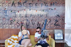 SANTA MONICA, CALIFORNIA - JUNE 29: Fans pose at the many photo-op stations at the Netflix's "Stranger Things" Season 3 Fun Fair at Santa Monica Pier on June 29, 2019 in Santa Monica, California. (Photo by Amy Sussman/Getty Images)