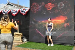 SANTA MONICA, CALIFORNIA - JUNE 29: Fans pose at the many photo-op stations at the Netflix's "Stranger Things" Season 3 Fun Fair at Santa Monica Pier on June 29, 2019 in Santa Monica, California. (Photo by Amy Sussman/Getty Images)