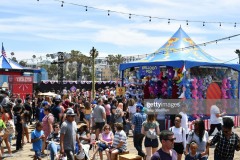 SANTA MONICA, CALIFORNIA - JUNE 29: Atmosphere at the Netflix's "Stranger Things" Season 3 Fun Fair at Santa Monica Pier on June 29, 2019 in Santa Monica, California. (Photo by Amy Sussman/Getty Images)