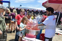 SANTA MONICA, CALIFORNIA - JUNE 29: Fans wait for cotton candy at Netflix's "Stranger Things" Season 3 Fun Fair at Santa Monica Pier on June 29, 2019 in Santa Monica, California. (Photo by Amy Sussman/Getty Images)