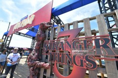 SANTA MONICA, CALIFORNIA - JUNE 29: Atmosphere at the Netflix's "Stranger Things" Season 3 Fun Fair at Santa Monica Pier on June 29, 2019 in Santa Monica, California. (Photo by Amy Sussman/Getty Images)