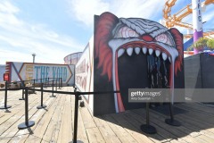 SANTA MONICA, CALIFORNIA - JUNE 29: Atmosphere at the Netflix's "Stranger Things" Season 3 Fun Fair at Santa Monica Pier on June 29, 2019 in Santa Monica, California. (Photo by Amy Sussman/Getty Images)