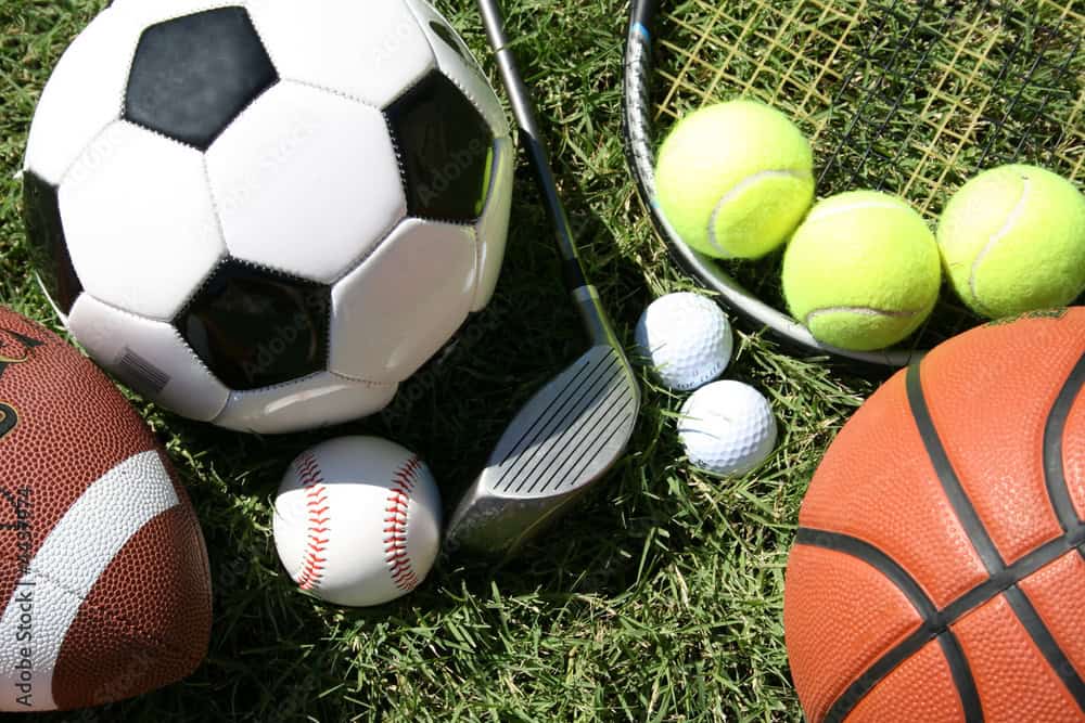 Balls and equipment for sports experiences