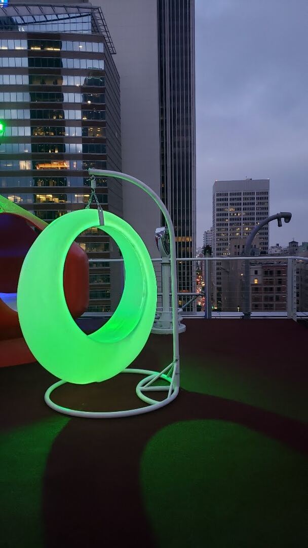 LED Swings Rental PartyWorks Interactive