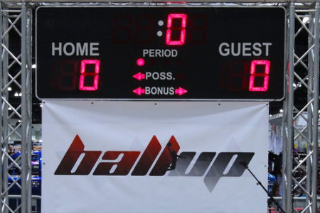 Backboard with Scoreboard
