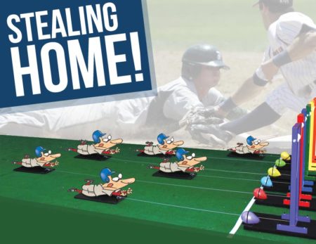 Slide to Home Base Race!