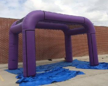 Purple Entrance Arch / Inflatable