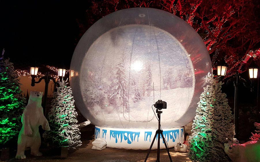 Giant snow globe deals