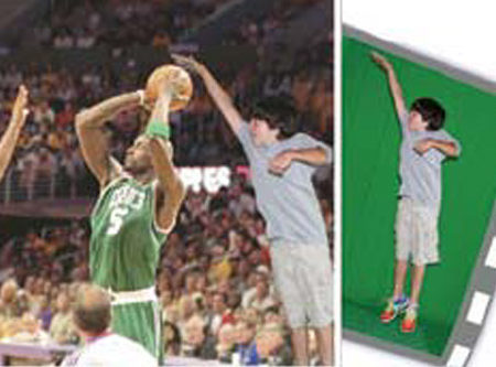 Basketball Green Screen