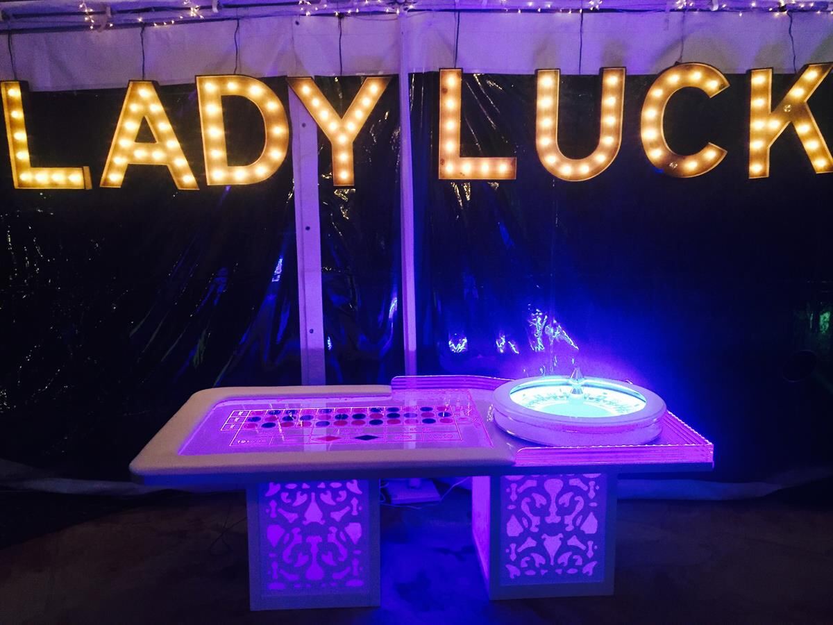 LED Roulette Table - PartyWorks Interactive