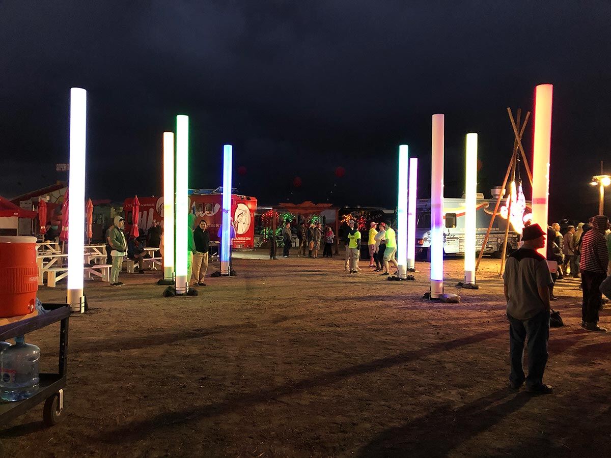 LED Poles PartyWorks Interactive