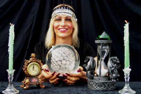 Psychic with Crystal Ball
