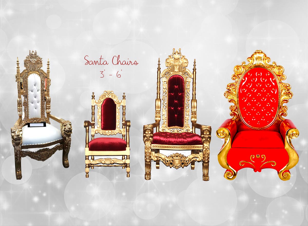 Santa chair 2025 rental