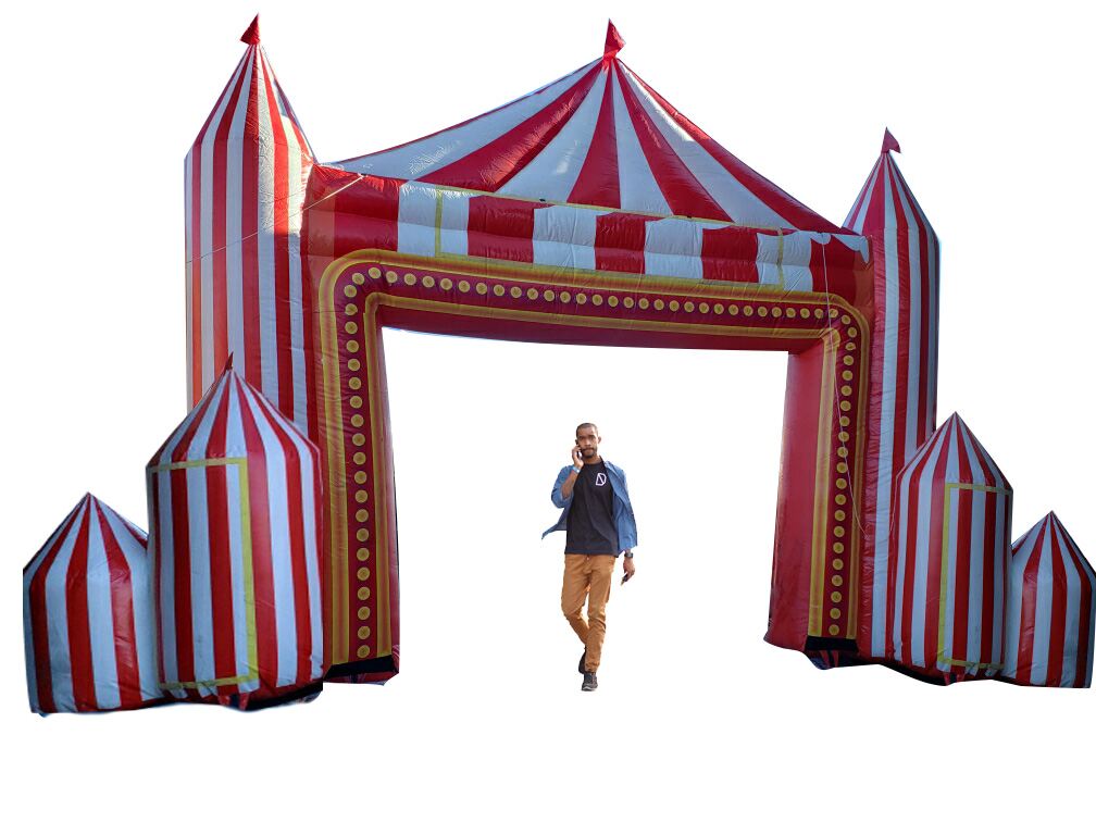 Carnival Entrance Inflatable Large PartyWorks Interactive