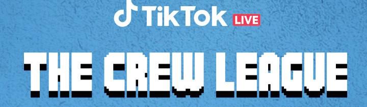 Live TikTok basketball tournament with players and audience in an outdoor setting.