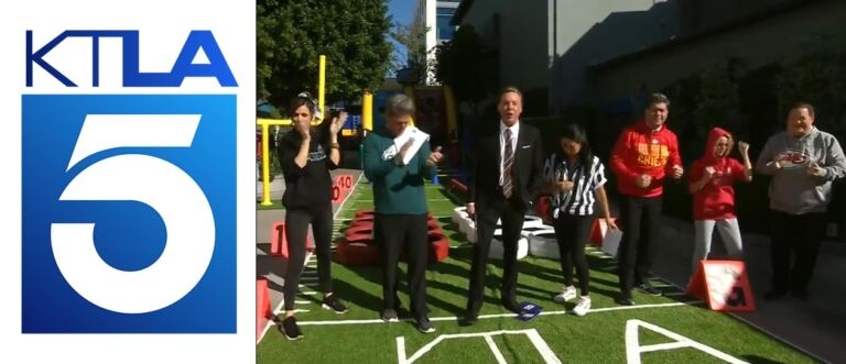 Ktla 5 Morning News Football face off