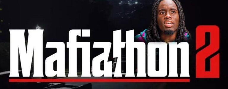 Kai Cenat at Mafiathon 2 in Los Angeles, showcasing entertainment and festival rentals.
