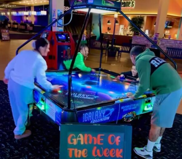 4 Player Air Hockey Table