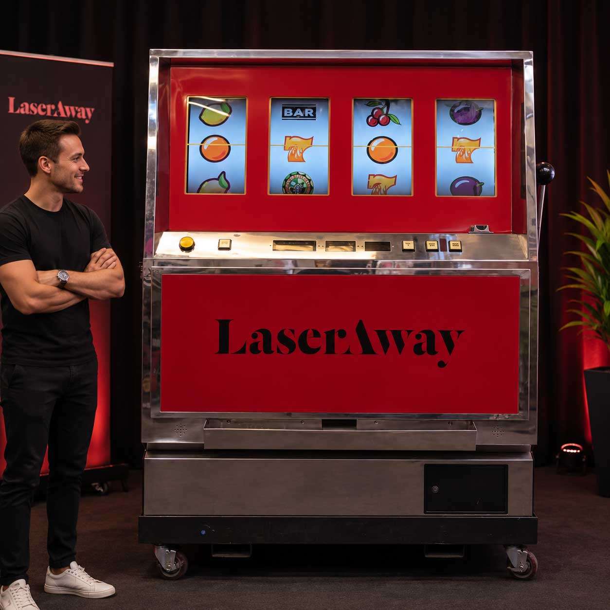 Big Bertha (Giant Slot Machine) rental for events in Los Angeles, Orange County, and nationwide