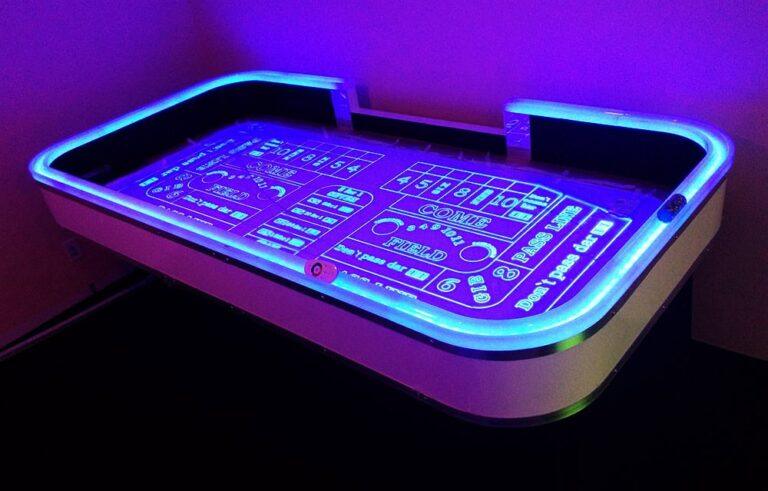 LED Craps Table