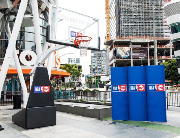 Basketball Pro Goal Backboard Rental with Shot Clock