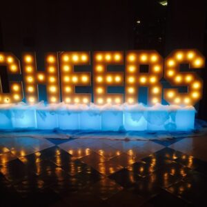 Marquee Cheers Sign