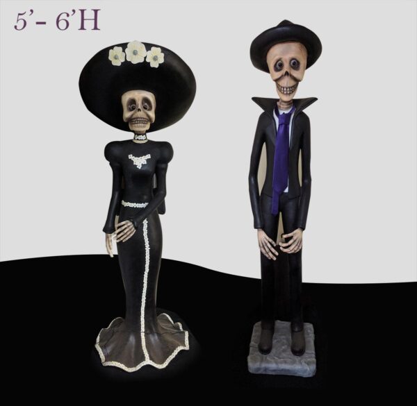 Day of the dead characters ( dia de los muertos )