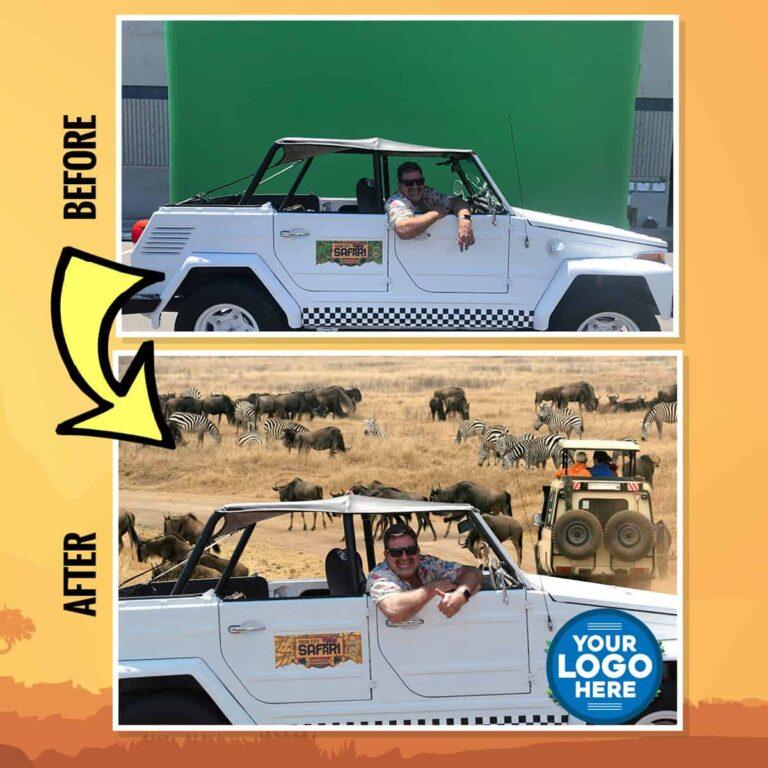 Drive Thru Green Screen ( Drive Through Green Screen system )