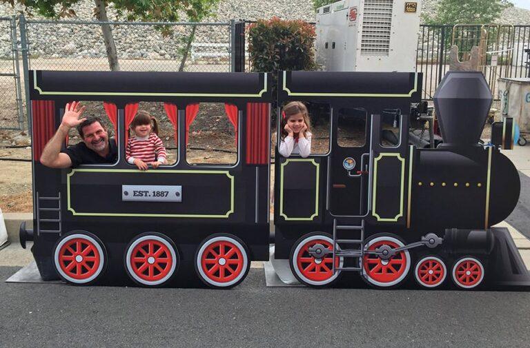 Train Photo Op Facade