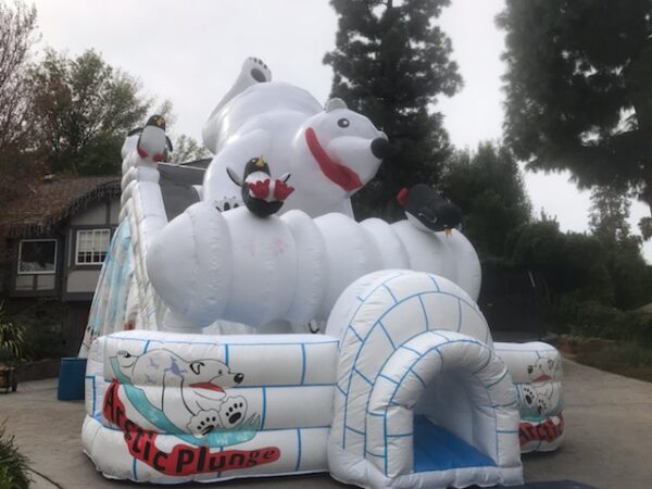 Arctic Plunge Polar Bear Giant Slide Bouncer