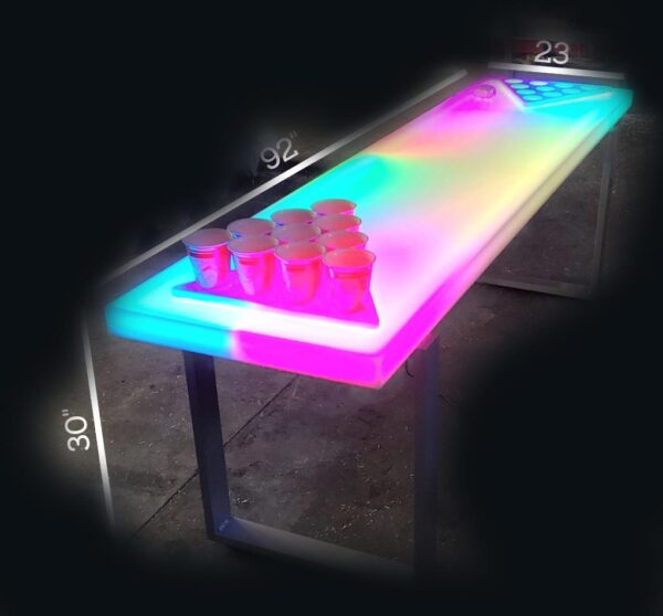 LED Beer Pong Rental - Image 3