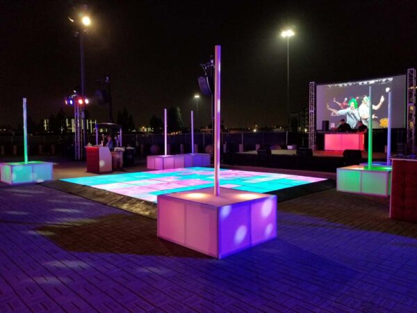LED dance floor rental