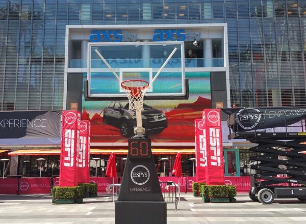Basketball Pro Goal Backboard Rental with Shot Clock - Image 6