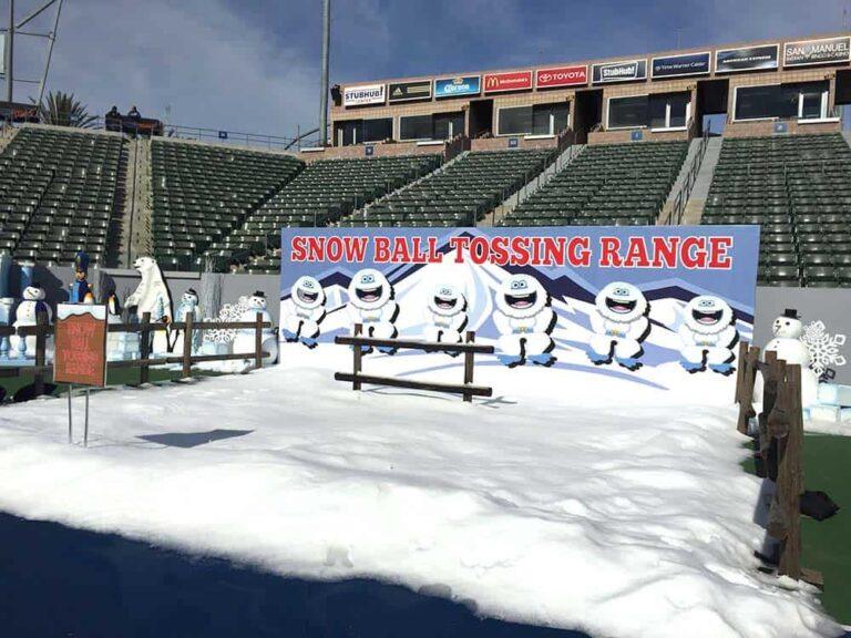 Snowball Tossing Range
