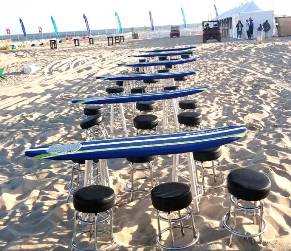 Surfboard Tables