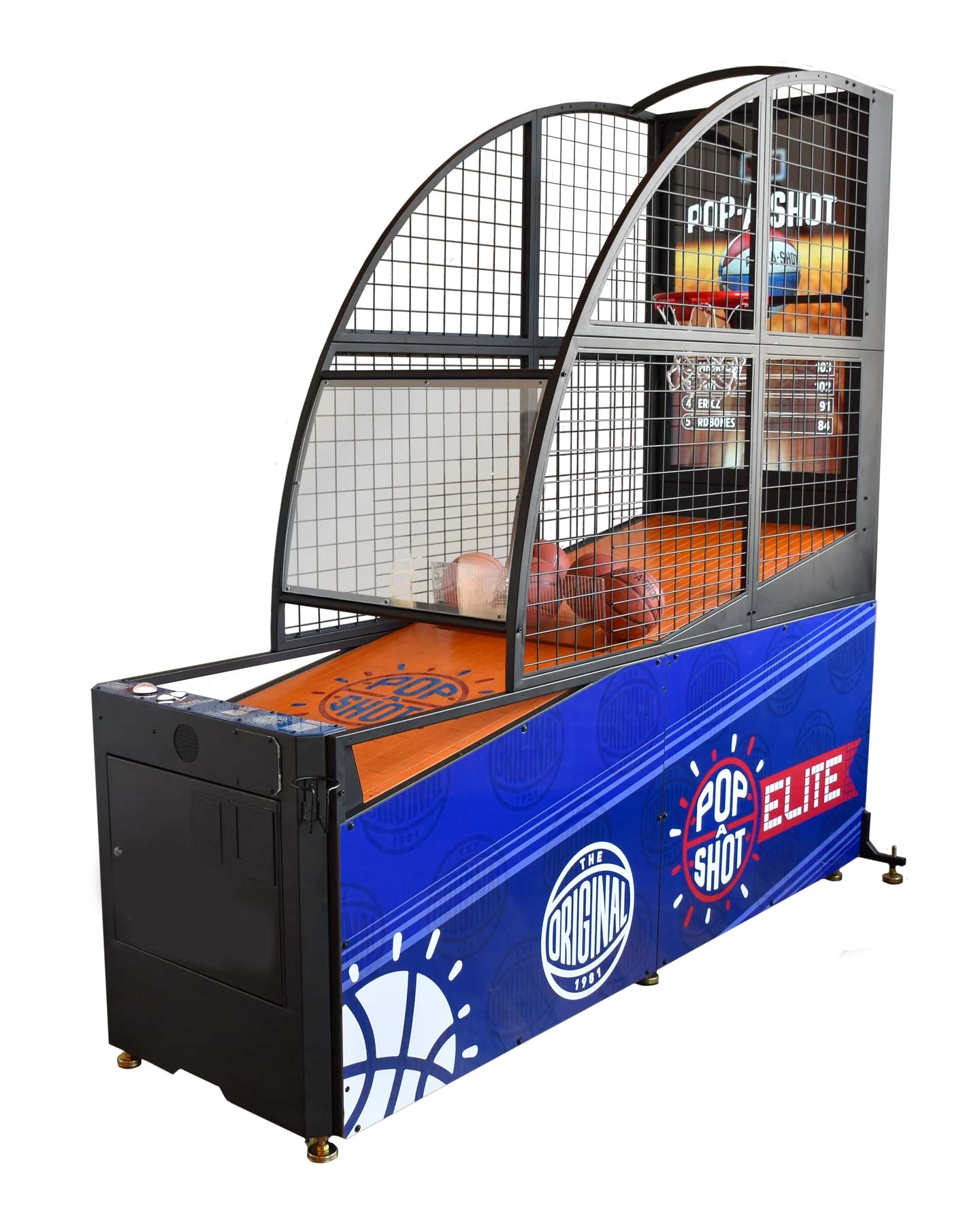 Pop‑A‑Shot Elite Basketball Arcade Rental | 49" Custom Game with QR Leaderboards