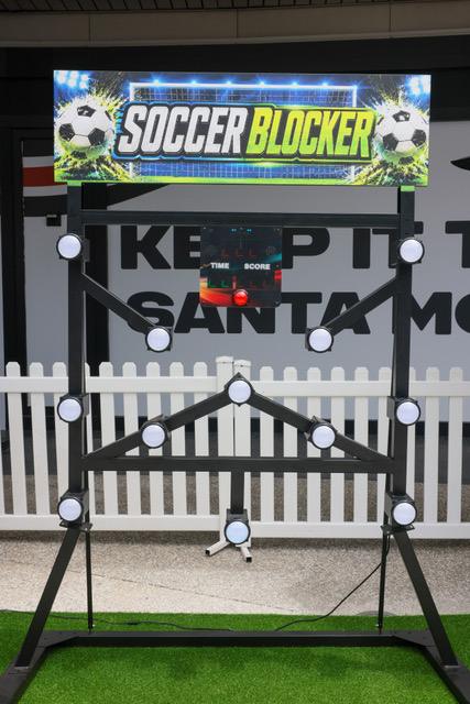 Soccer Blocker - Reaction Game rental for events in Los Angeles, Orange County, and nationwide