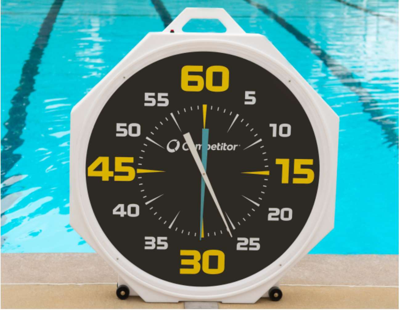 31-Inch Pace Clock Rental | Competitive Swim Training Clock rental for events in Los Angeles, Orange County, and nationwide