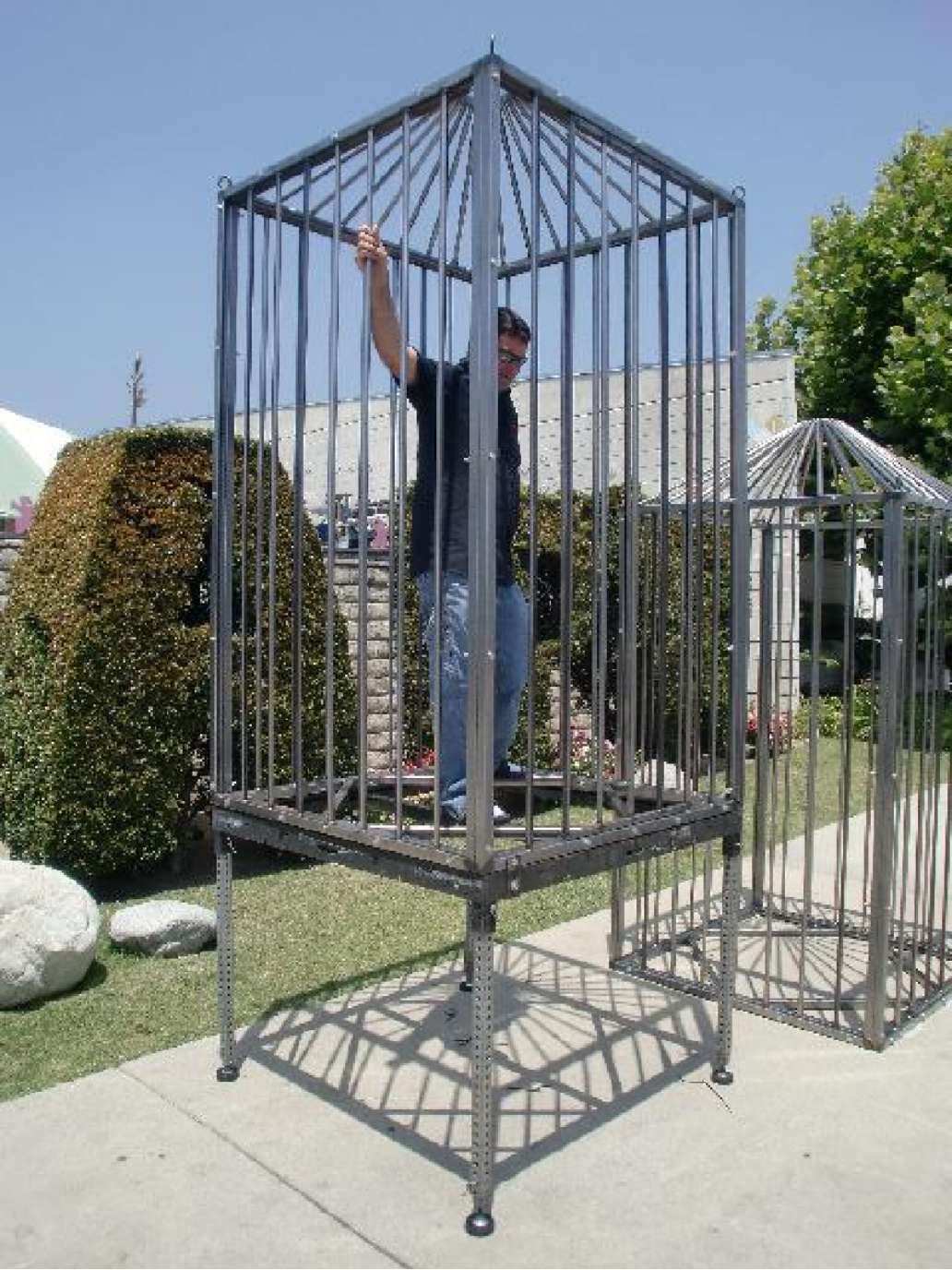 Dance Cage with Stand Rental | Elevated Performance Cage rental for events in Los Angeles, Orange County, and nationwide