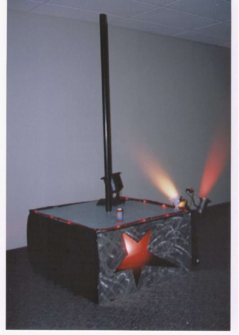 Dance Podium with Pole Rental | Elevated Performance Platform