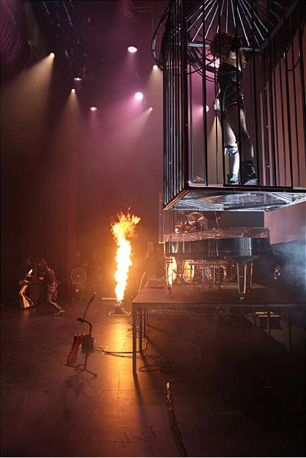 Flying Dance Cage Rental | Suspended Performance Cage rental for events in Los Angeles, Orange County, and nationwide