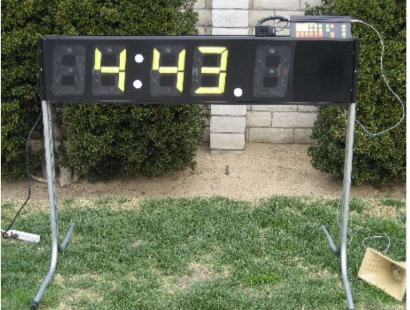 Jumbo Time Clock Rental | 9-Inch Digital Event Timer rental for events in Los Angeles, Orange County, and nationwide