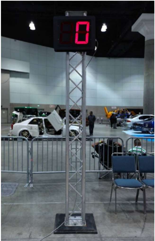 Shot Clock Pair Rental | LED Basketball Event Timer rental for events in Los Angeles, Orange County, and nationwide