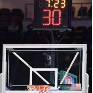 3-Sided Shot Clock Rental | Daktronics Basketball Display rental for events in Los Angeles, Orange County, and nationwide